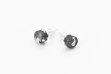 Concrete Fractured Earrings - Small Stud