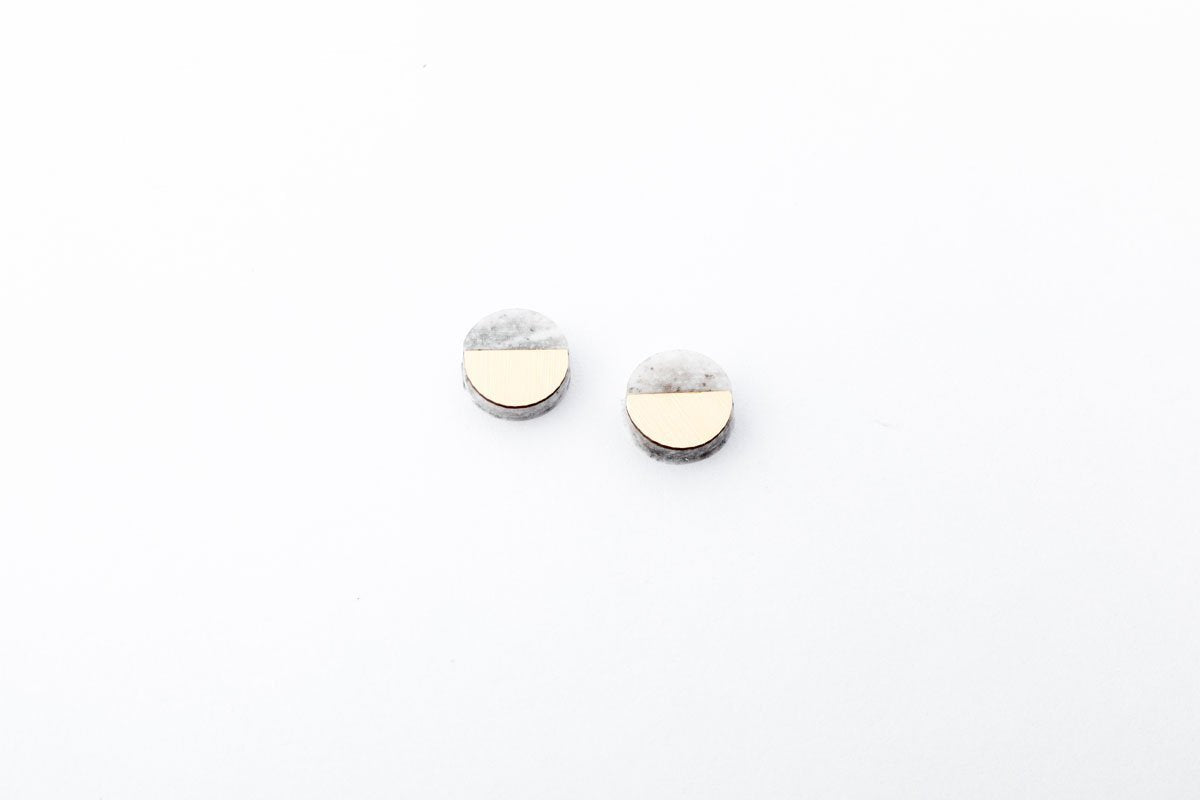 Corian Sector Earrings - Small