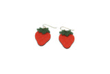 Small Strawberry Earrings