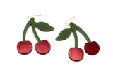 Large Cherry  Earrings