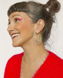 Ecoresin Scallop Earrings - Large Hoop