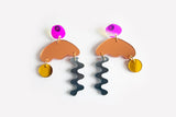 Ecoresin Squiggle Storm Earrings